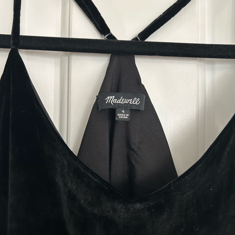 Madewell Black Mini Dress with Spaghetti Straps - Picture 8 of 8